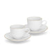 2-Piece Cups FLOREE 120ml with Saucers (New Bone China)