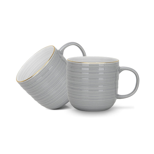 2-Piece Mugs Firmina Gray 350ml New Bone China