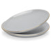 2-Piece Plates Firmina Gray 26cm New Bone China