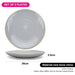 2-Piece Plates Firmina Gray 26cm New Bone China