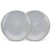 2-Piece Plates Firmina Gray 26cm New Bone China