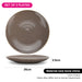 2-Piece Plates Firmina Brown 26cm New Bone China