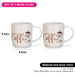 2-Piece Mugs 310ml The Coffee I Do New Bone China