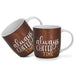 2-Piece Mugs 310ml It's Always Coffee New Bone China