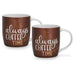 2-Piece Mugs 310ml It's Always Coffee New Bone China