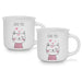 2-Piece Mugs 380ml Love You New Bone China