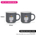 2-Piece Mugs 380ml For You New Bone China