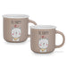 2-Piece Mugs 380ml Be Happy New Bone China