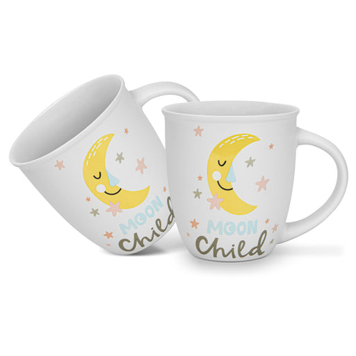 2-Piece Mugs 380ml Moon Child New Bone China