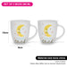 2-Piece Mugs 380ml Moon Child New Bone China