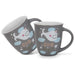 2-Piece Mugs 380ml Good Night New Bone China