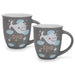 2-Piece Mugs 380ml Good Night New Bone China