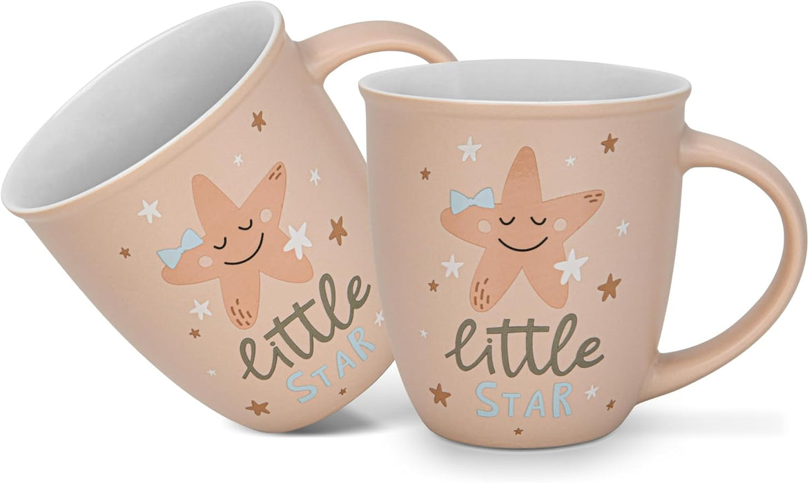 2-Piece Mugs 380ml Little Star New Bone China