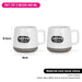 2-Piece Mugs 400ml Happy Together New Bone China