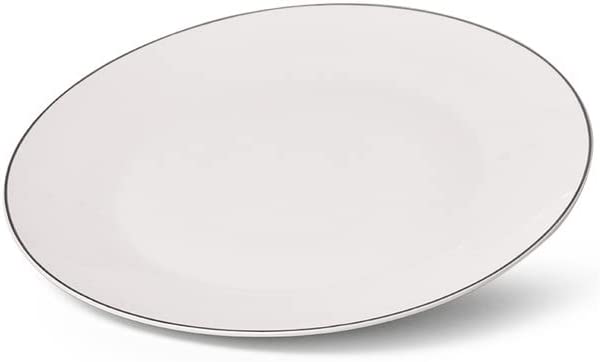 Dinner Plate 27cm Milky White Porcelain Aleksa Series