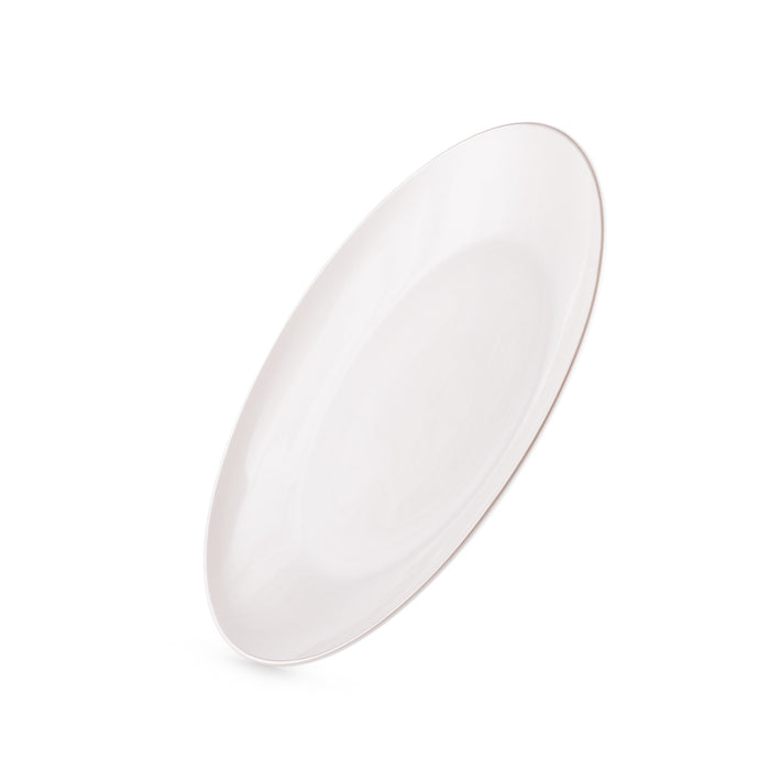 Dinner Plate 27cm Milky White Porcelain Aleksa Series