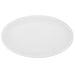 Oval Plate ALEKSA 35X21cm Color White (Porcelain)