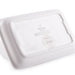 Butter Dish Milky White Porcelain Aleksa Series