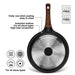 Frying Pan Filomena Series 28cm with Cast Aluminum and Non-stick Coating