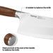 8'' Kitchen Cleaver Knife with Steel Pommel, Fenrir Series