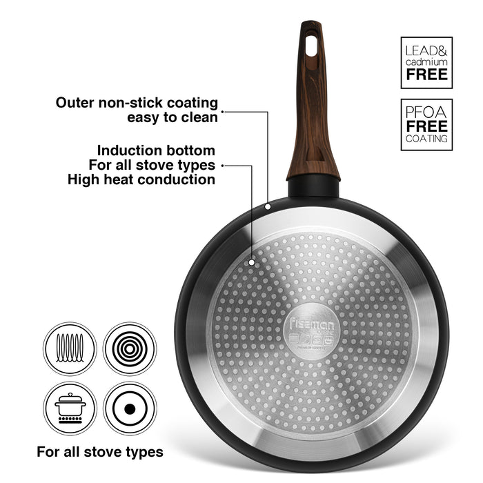 Frying Pan Cuisine 28cm Aluminium With Non-Stick Coating