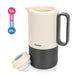 Vacuum Insulated Jug 1000mL, Insulated Flask, Modern Dallah, Plastic Body Case With  Glass Liner DARK GRAY