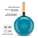 Frying Pan 28cm With Enameled Lightweight Non Stick Cast Iron And Wooden Handle