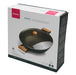 Wok SEAGREEN 32x9.2cm/5L with Glass Lid Enamelled Lightweight Cast Iron with Non-Stick Coating