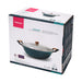 Enamelled Non-Stick Cast Iron Stockpot 28x12cm/6LTR With Glass Lid SEAGREEN