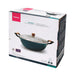 Enamelled Non-Stick Cast Iron Stockpot 32x125cm/8LTR With Glass Lid SEAGREEN