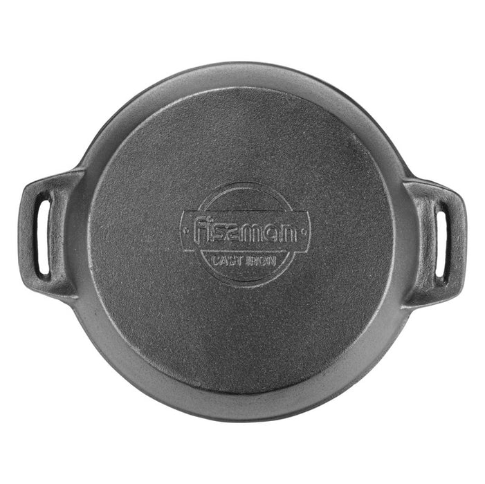 3.1 LTR Shallow Casserole 30cm Cast Iron