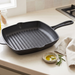 Square Grill Pan 27cm Nonstick Cast Iron