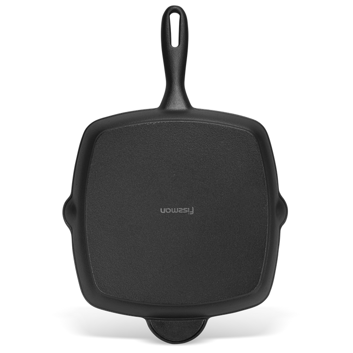 Square Grill Pan 27cm Nonstick Cast Iron