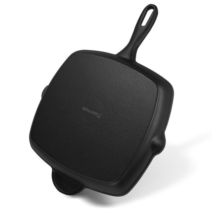 Square Grill Pan 27cm Nonstick Cast Iron