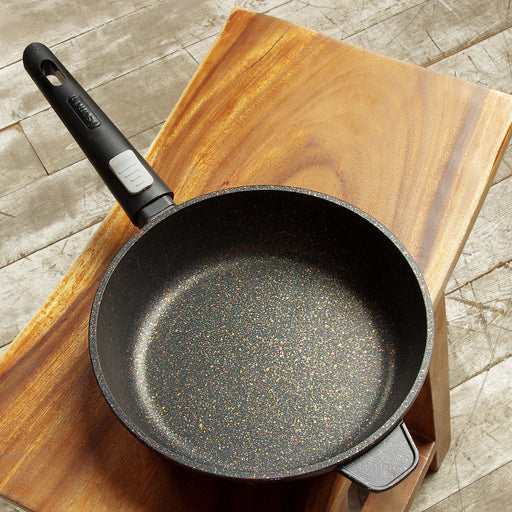 Deep Frying Pan With Detachable Handle Rebusto Series 28x7.4cm