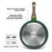 Frying Pan 26cm with Aluminum and Non Stick Coating Pan, Malachite Series