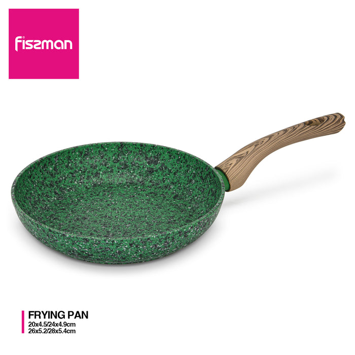 Frying Pan 26cm with Aluminum and Non Stick Coating Pan, Malachite Series