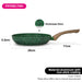 Frying Pan 26cm with Aluminum and Non Stick Coating Pan, Malachite Series