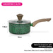 1.4LTR Sauce Pan 16cm with Aluminum and Non Stick Coating Pan, Malachite Series