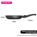 Induction Frying Pan Black Cosmic 20X4.5cm - Detachable Handle 4366