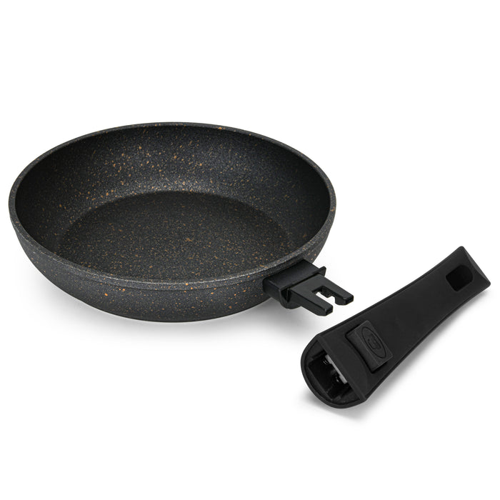 Induction Frying Pan Black Cosmic 20X4.5cm - Detachable Handle 4366