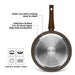 Frying Pan 24cm SMOKY STONE with Detachable Handle And Induction Bottom