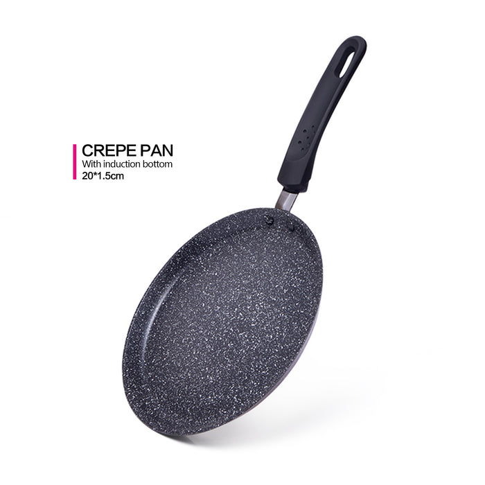 Crepe Pan 20cm Fiore Series Aluminum with Non- Stick and Induction Bottom