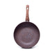 Frying Pan 28cm Non Stick Aluminum With Induction Bottom Magic Brown Series