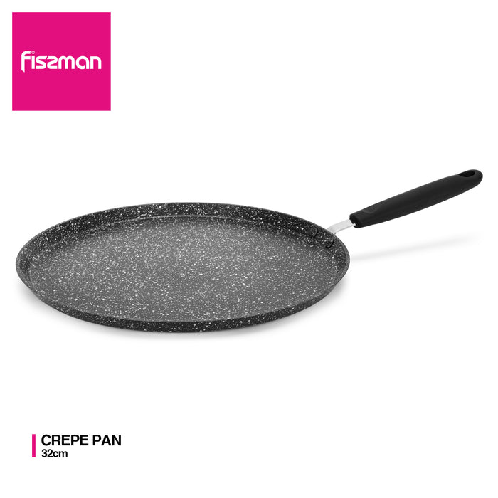 Crepe Pan Nonstick 32cm, Aluminum Crepe Pan Fiore Series, Induction Bottom