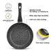 Frying Pan 26cm Fiore Series Aluminum with Induction Bottom