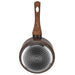 Saucepan Magic Brown 16x7.8cm/1.4 Ltr With Glass Lid With Induction Bottom (Aluminium With Non-Stick Coating)