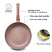 Deep Frying Pan 28x7cm LATTE Aluminum With Induction Bottom