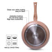 Deep Frying Pan 28x7cm LATTE Aluminum With Induction Bottom