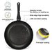 Frying Pan 24cm Aluminum Non Stick Coating With Induction Bottom Promo Series